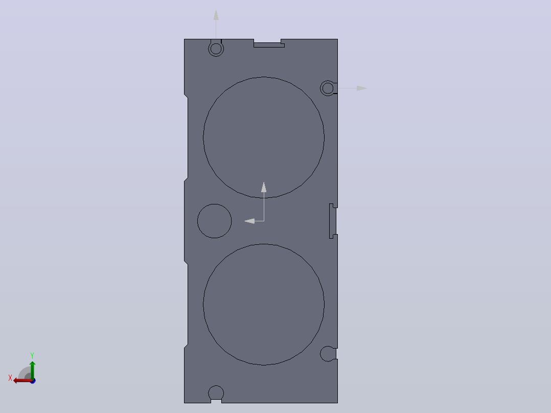 气缸TD32X50-SD2后视图