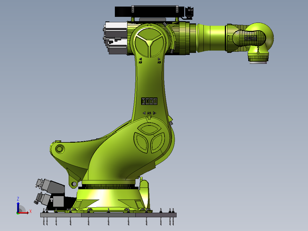 KUKA KR 1000 L950 titan PA机器人主视图