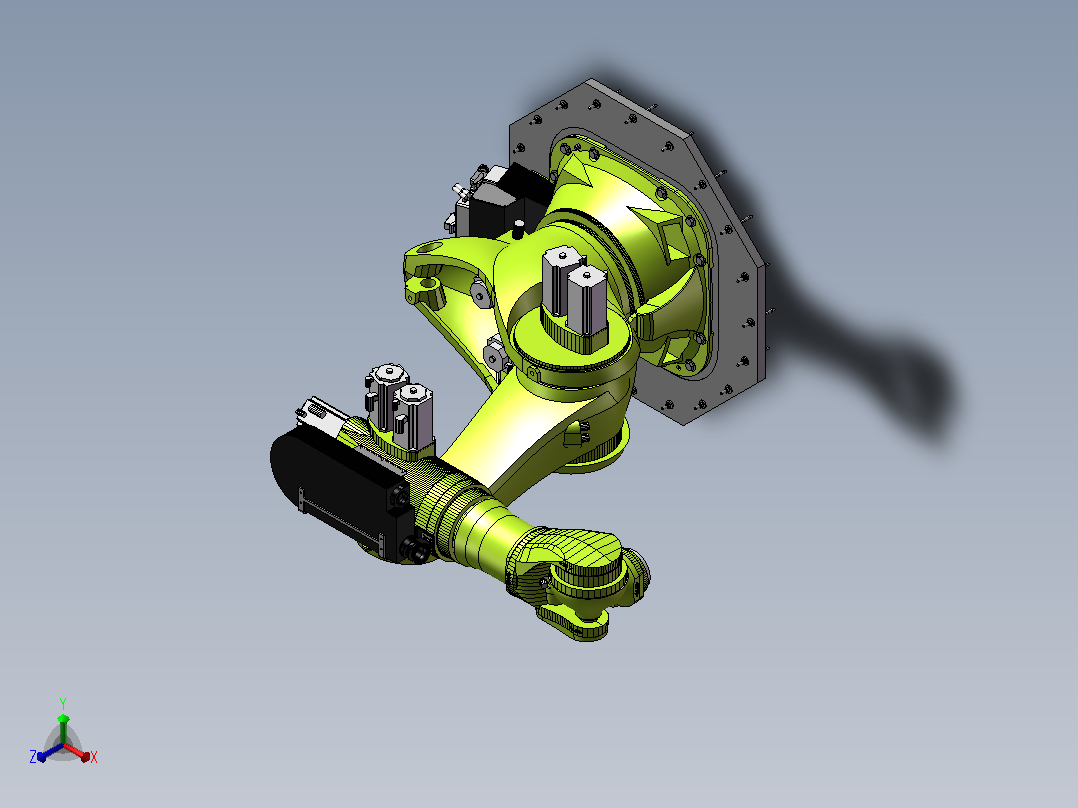 KUKA KR 1000 L950 titan PA机器人正等轴测图