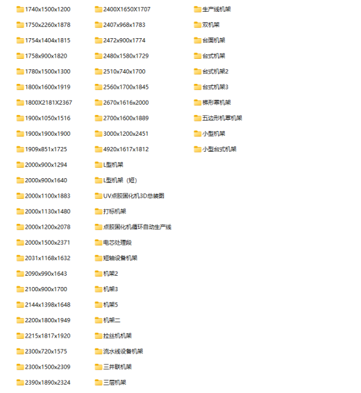 200套设备机柜的汇总缩略图
