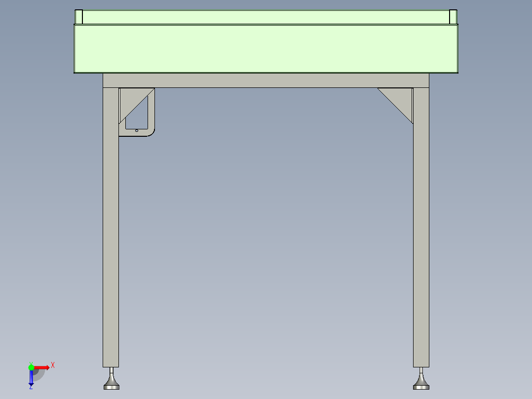 LCD玻璃传动流水线俯视图