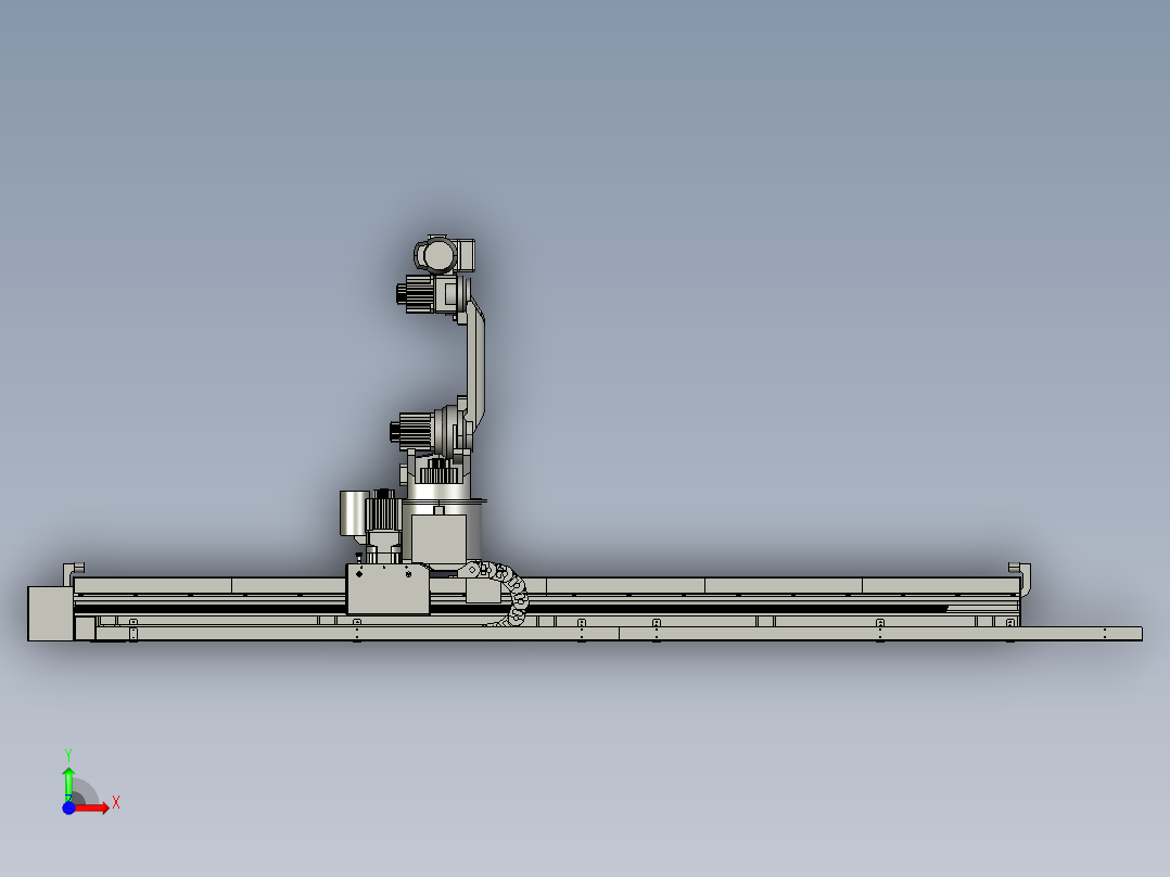 RB08 4m移动地轨前视图