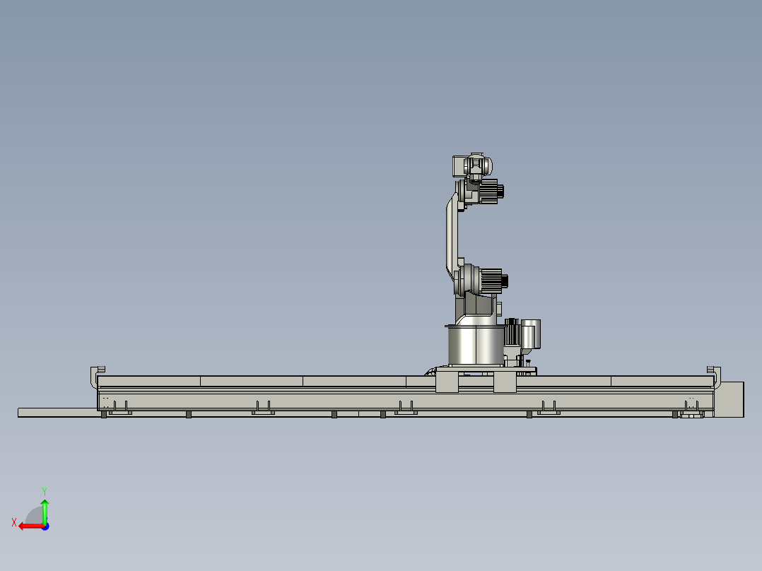 RB08 4m移动地轨后视图
