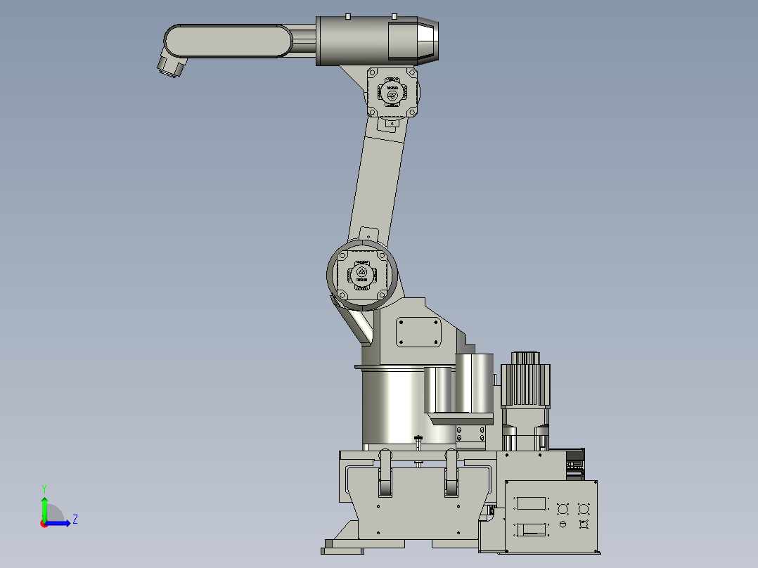 RB08 4m移动地轨左视图