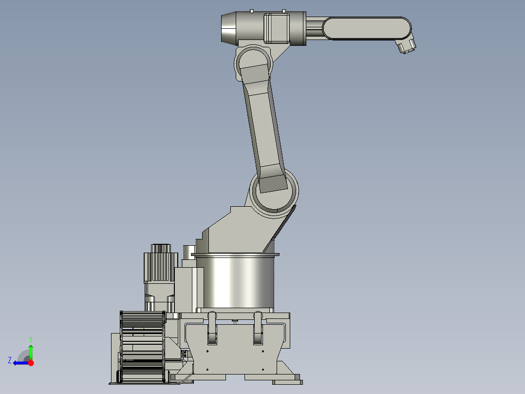 RB08 4m移动地轨右视图