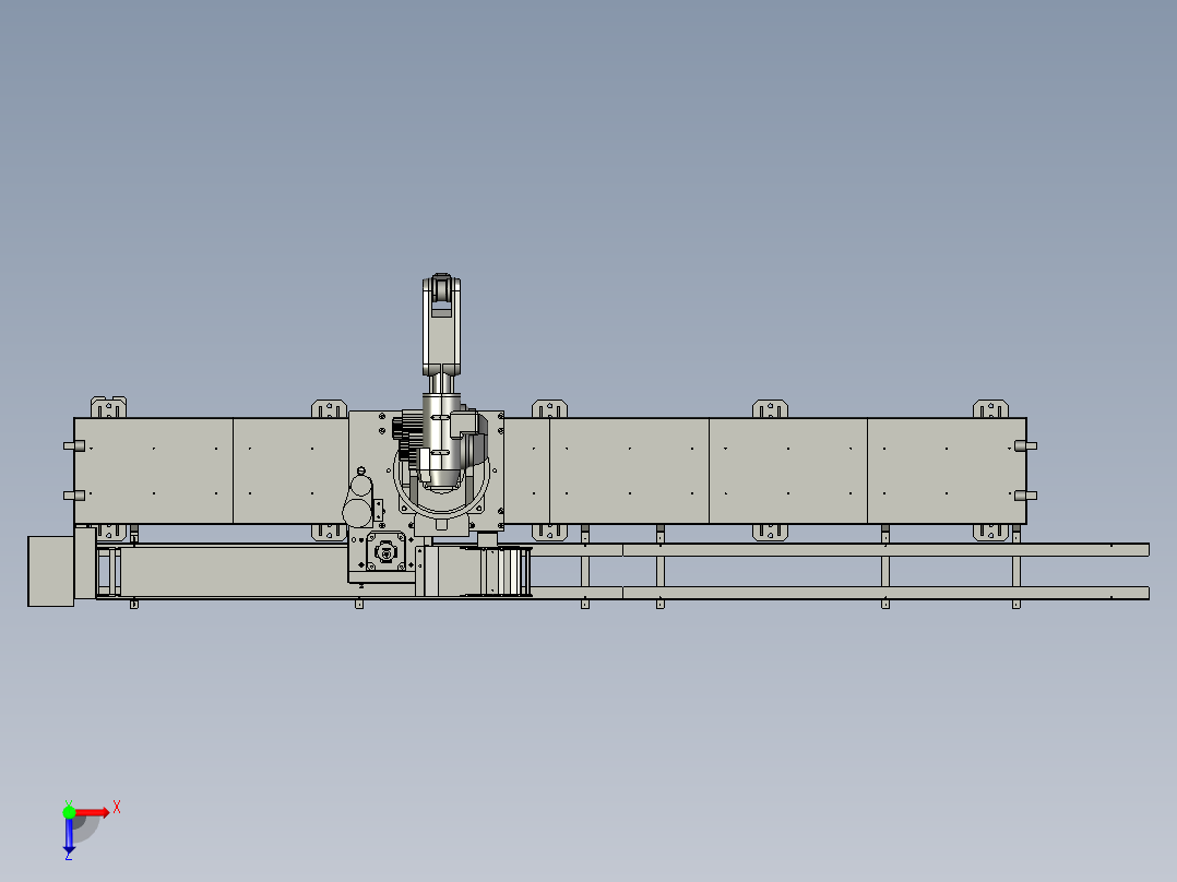 RB08 4m移动地轨俯视图
