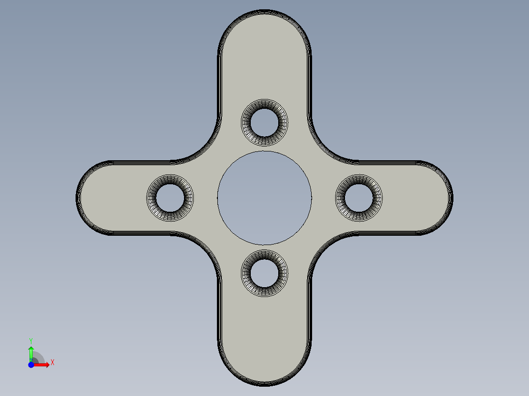 XXD-A2212-2200KV电机底座前视图