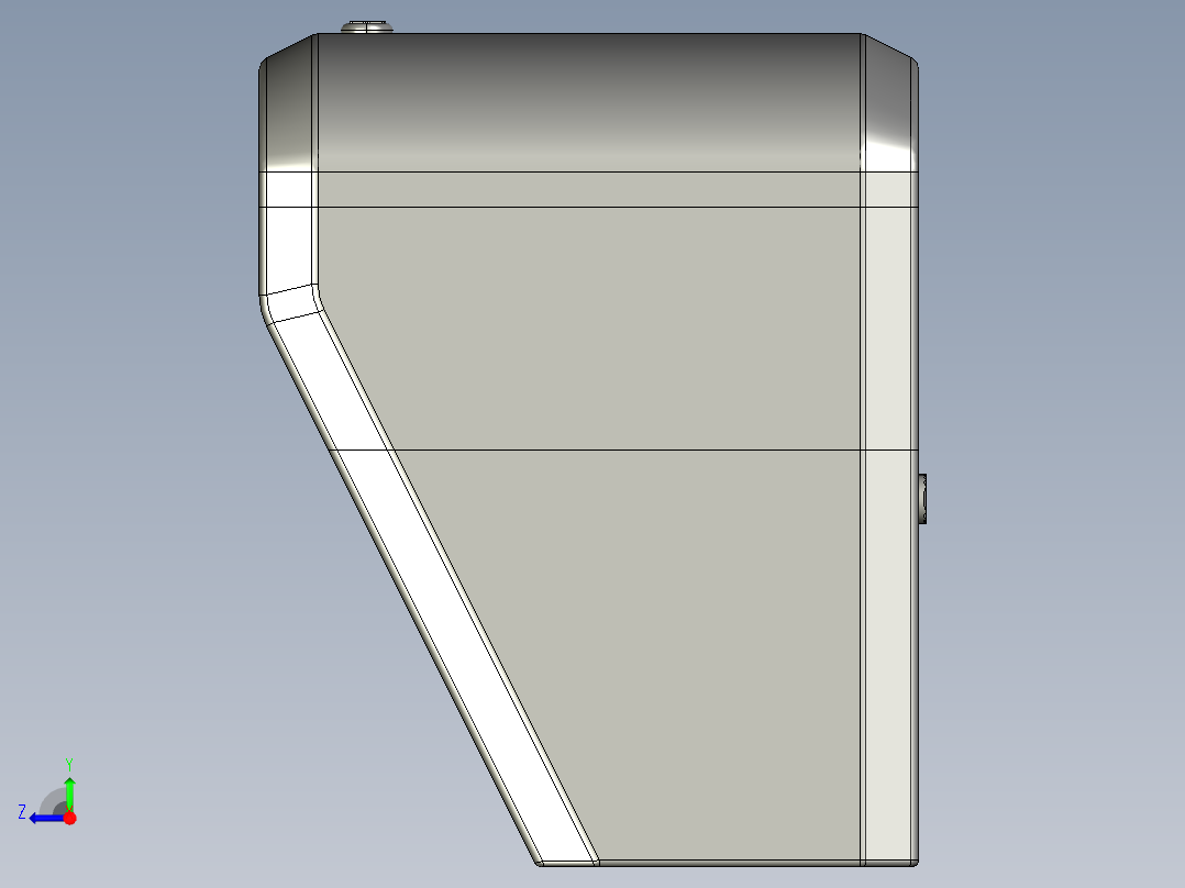 虚拟现实头盔右视图