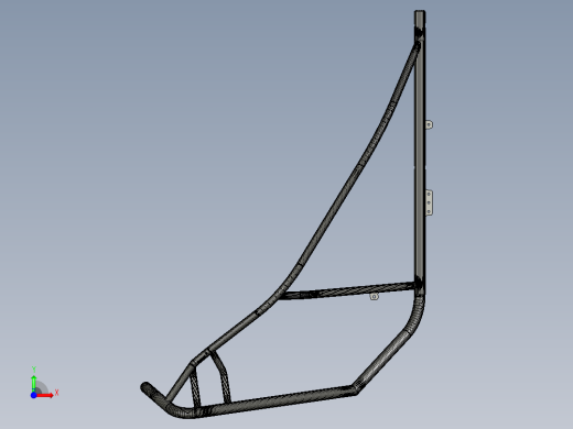 飞行器结构模型前视缩略图