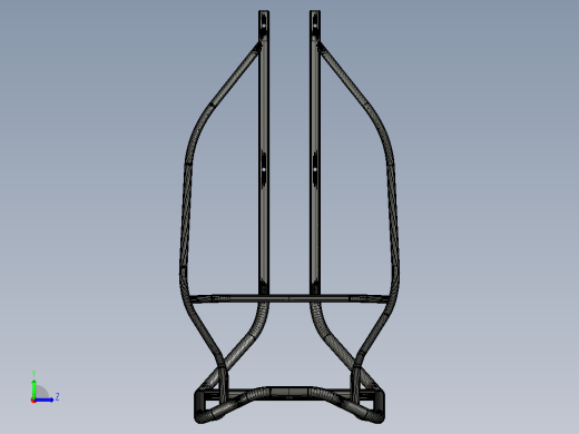 飞行器结构模型左视缩略图