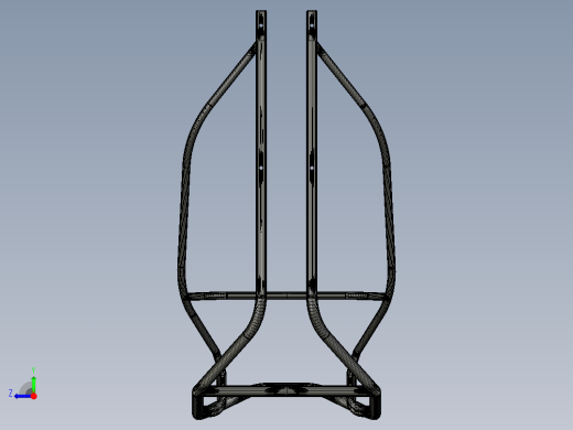 飞行器结构模型右视缩略图