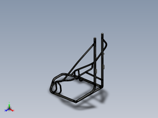 飞行器结构模型正等轴测缩略图
