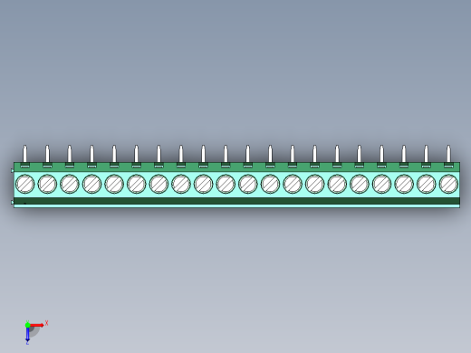 DEGSON DG128 系列 5.07.5mm 接线端子-DG128R-5.0-20P-14-00AH俯视缩略图