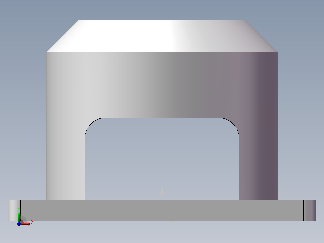 SW格式3D图(模型练习题)-052前视图