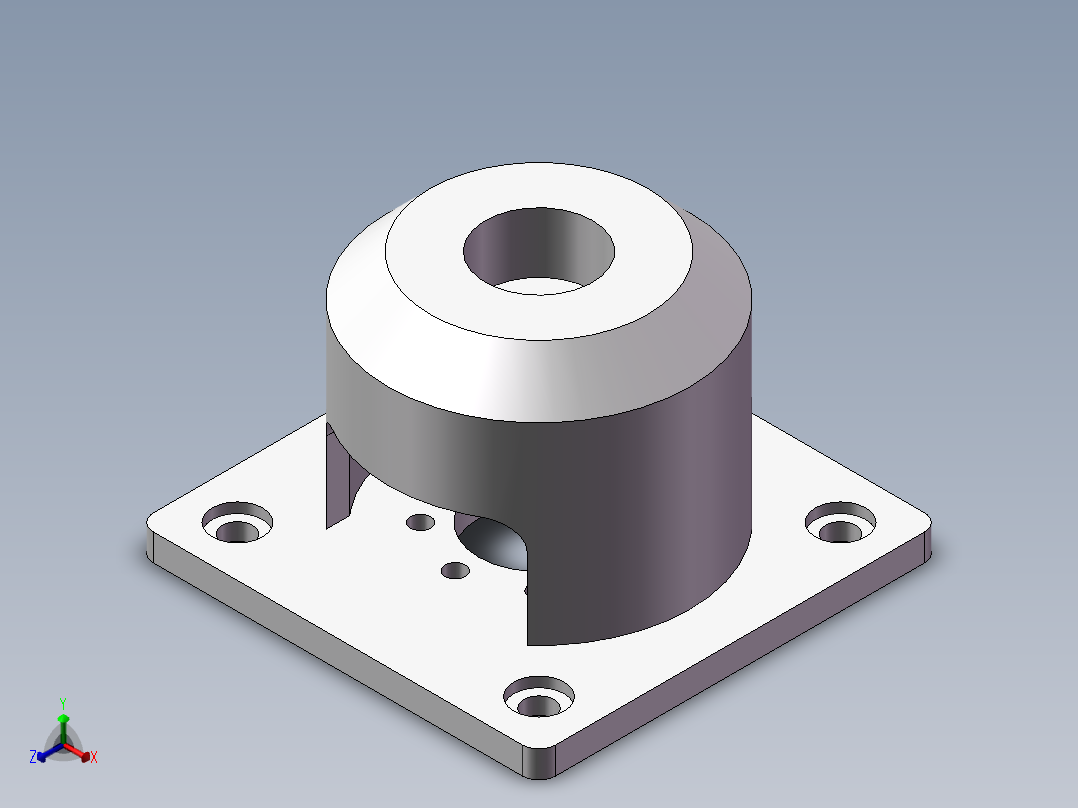 SW格式3D图(模型练习题)-052正等轴测图