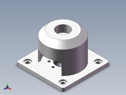 SW格式3D图(模型练习题)-052正等轴测缩略图