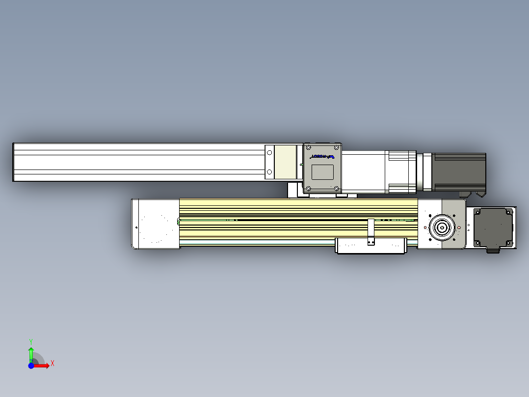威洛博一般环境皮带-EB8-型材十字组合前视图