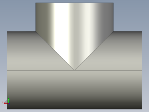 船舶管路系统SeaCor_Tee_SxSxS_37J101060_6in后视缩略图