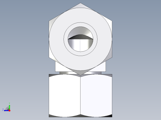 卡套式工业通用硬管接头EO_Swivel_nut_elbow_EW16SCF右视缩略图