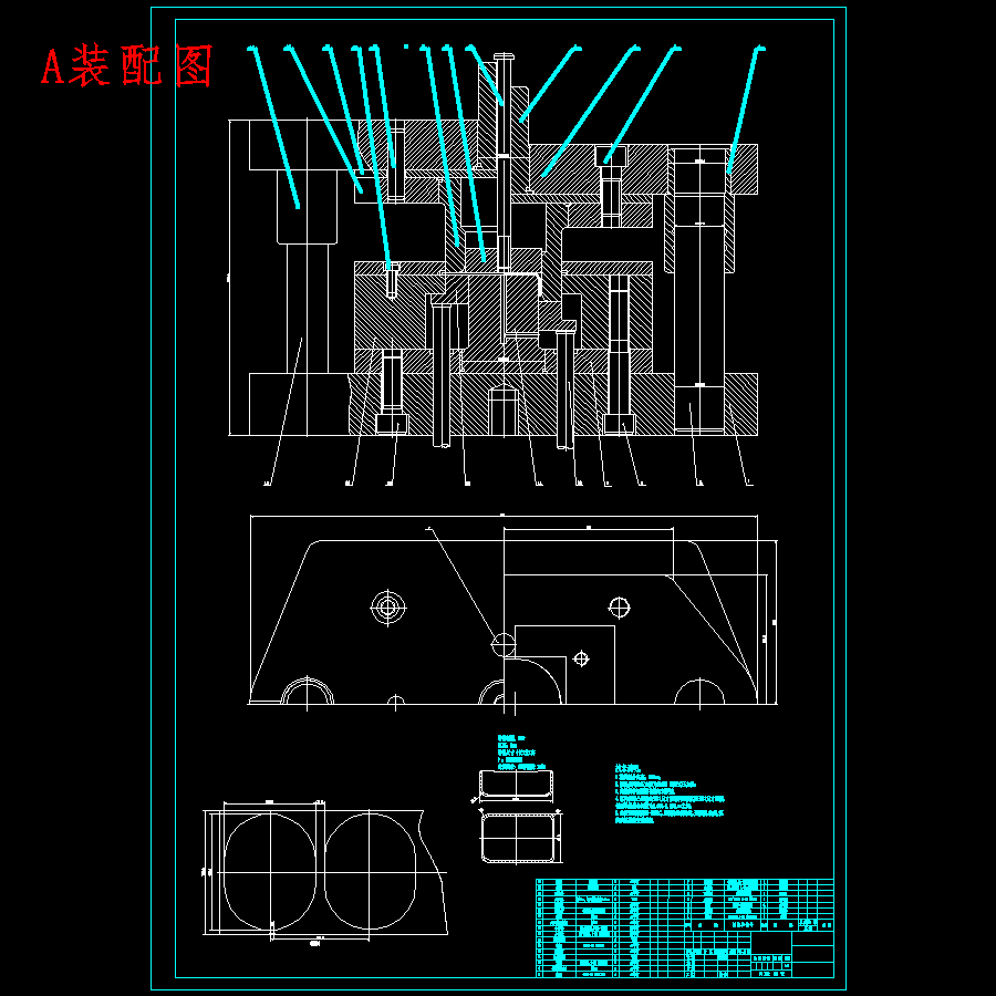 入户防盗门锁壳整体冲压模具设计-复合模含12张CAD图