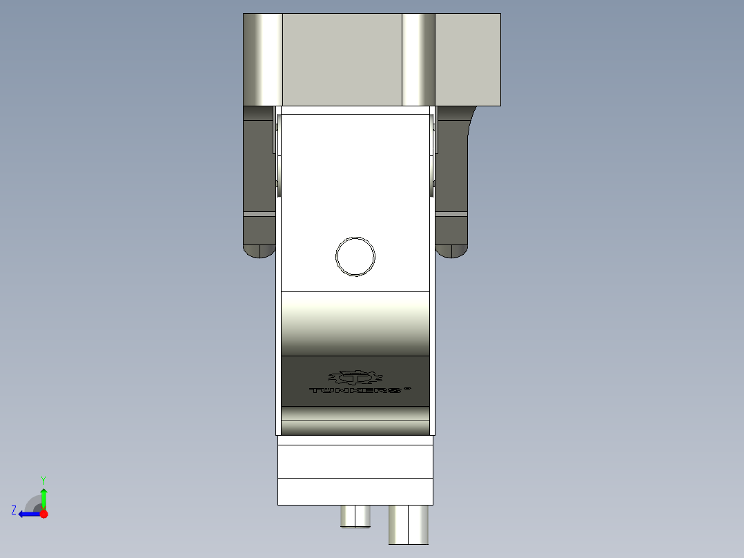 德克斯TUNKERS气缸数模V2 50.1 A11 T12 5~44右视图