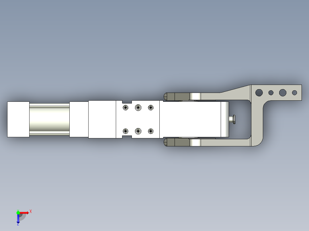 德克斯TUNKERS气缸数模V2 50.1 A11 T12 5~44俯视图