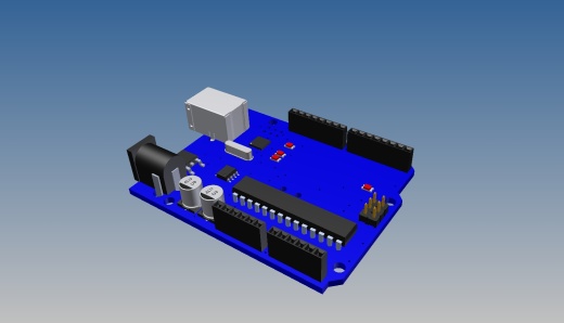 带Arduino和蓝牙模块的六轮小车缩略图