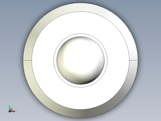 側向式定位柱(塑膠梢B)2215-3D多系列多零件图纸模型前视缩略图