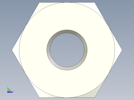 螺母-Nut_M14-4-33-15-15.stp左视缩略图