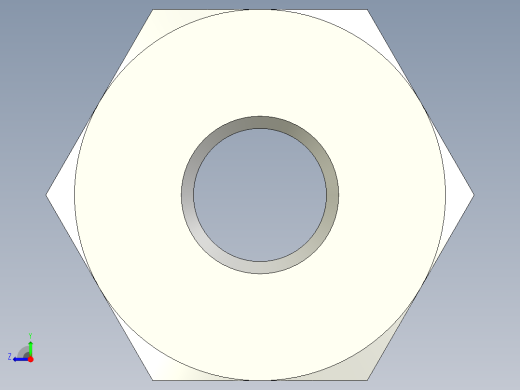 螺母-Nut_M14-4-33-15-15.stp右视缩略图