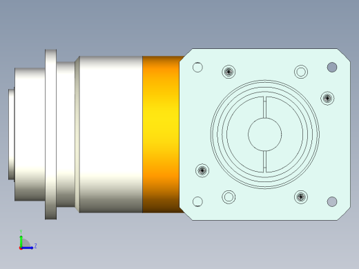 直齿ZPLH160-L3 35-114.3-200-M12.stp左视缩略图