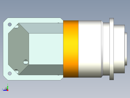直齿ZPLH160-L3 35-114.3-200-M12.stp右视缩略图