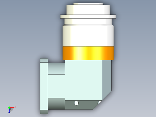 直齿ZPLH160-L3 35-114.3-200-M12.stp俯视缩略图