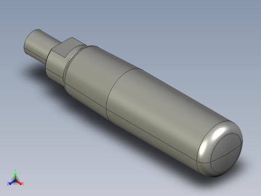 把手(迴轉)ER-3D多系列多零件图纸模型主视缩略图