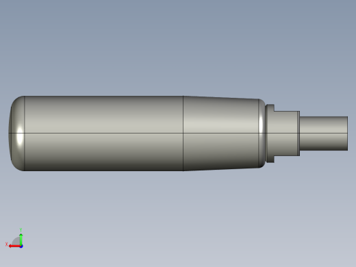 把手(迴轉)ER-3D多系列多零件图纸模型后视缩略图