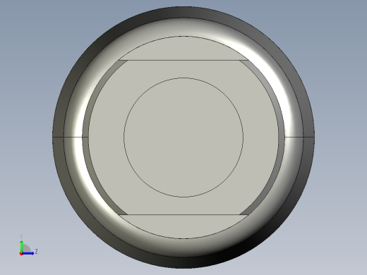 把手(迴轉)ER-3D多系列多零件图纸模型左视缩略图