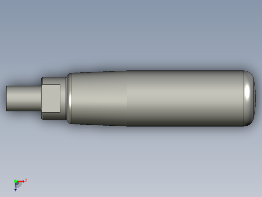 把手(迴轉)ER-3D多系列多零件图纸模型俯视缩略图