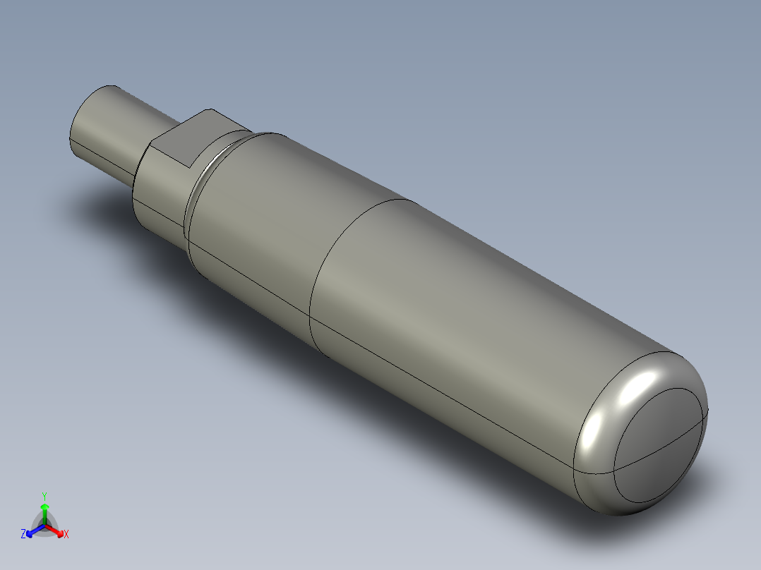 把手(迴轉)ER-3D多系列多零件图纸模型正等轴测图