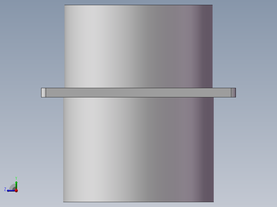 WS32串口公接头（19针）右视图