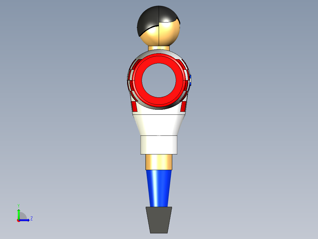 桌上足球图-克罗地亚左视图