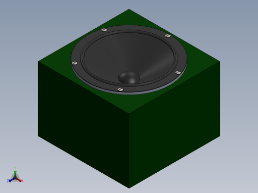 扬声器正等轴测缩略图
