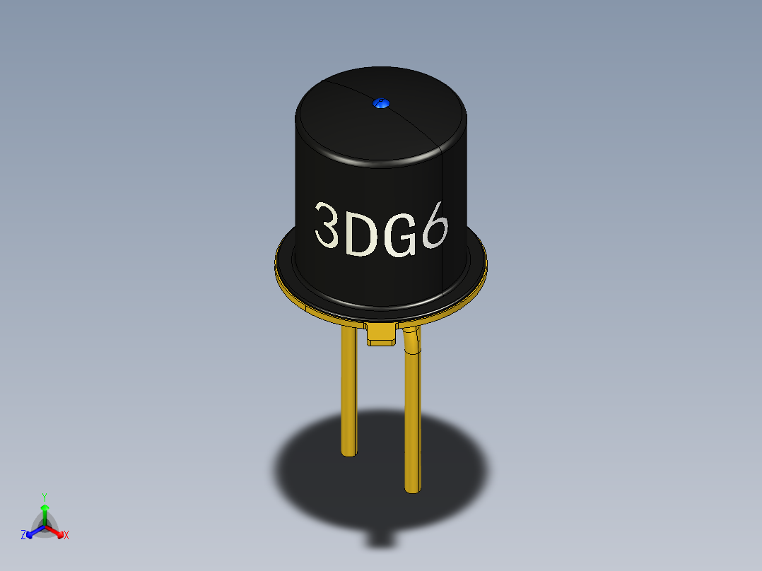 3DG6晶体管A3-01B主视图