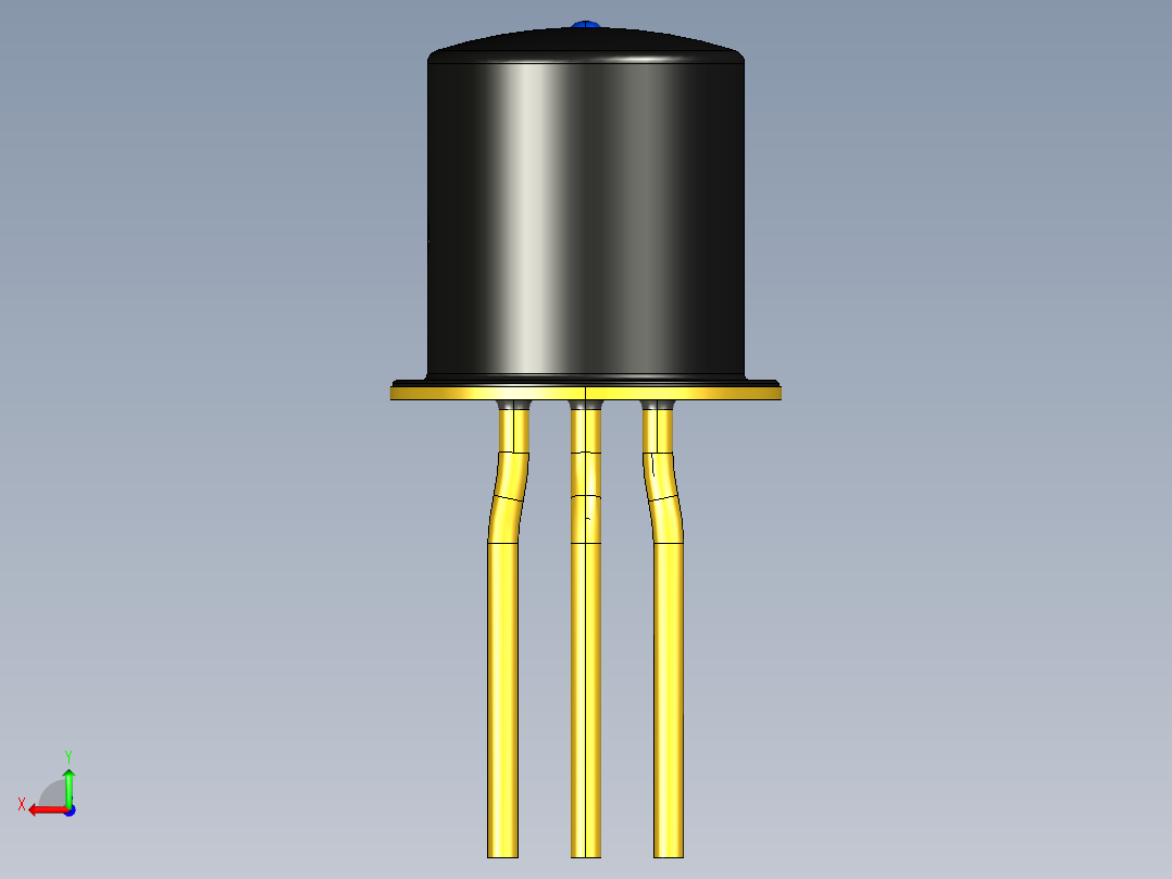 3DG6晶体管A3-01B后视图