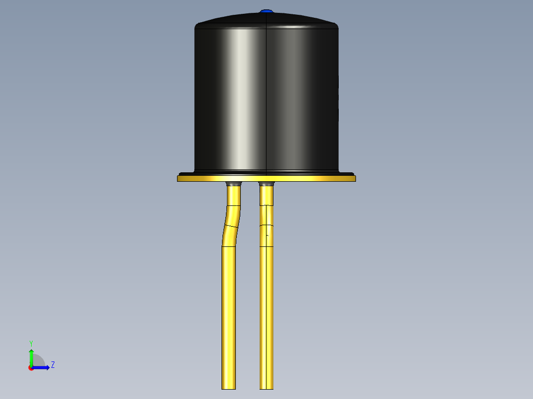 3DG6晶体管A3-01B左视图