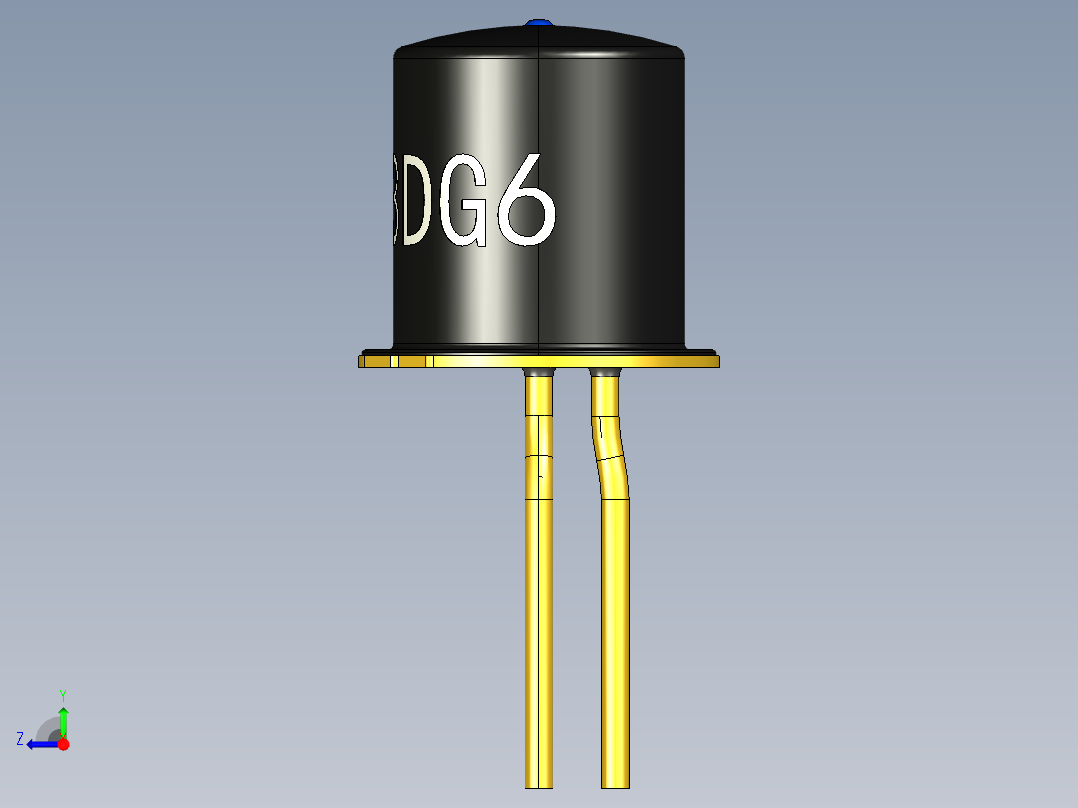 3DG6晶体管A3-01B右视图