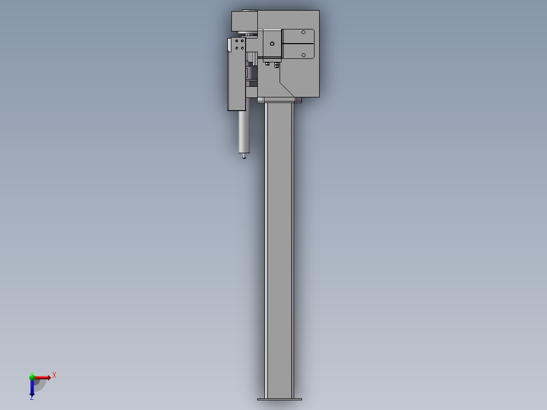 缤彩儿焊枪清枪剪丝系统俯视图