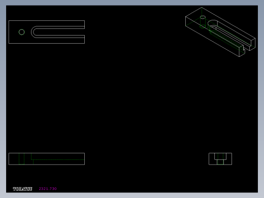 支撐座2321-2D多系列多零件图纸模型
