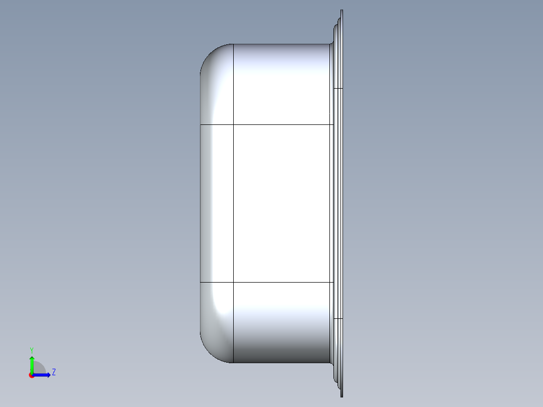 水槽、不锈钢水槽(137)左视图