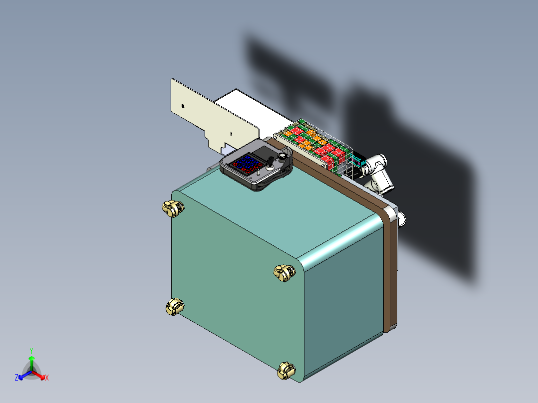 混码抓取教学平台step正等轴测图