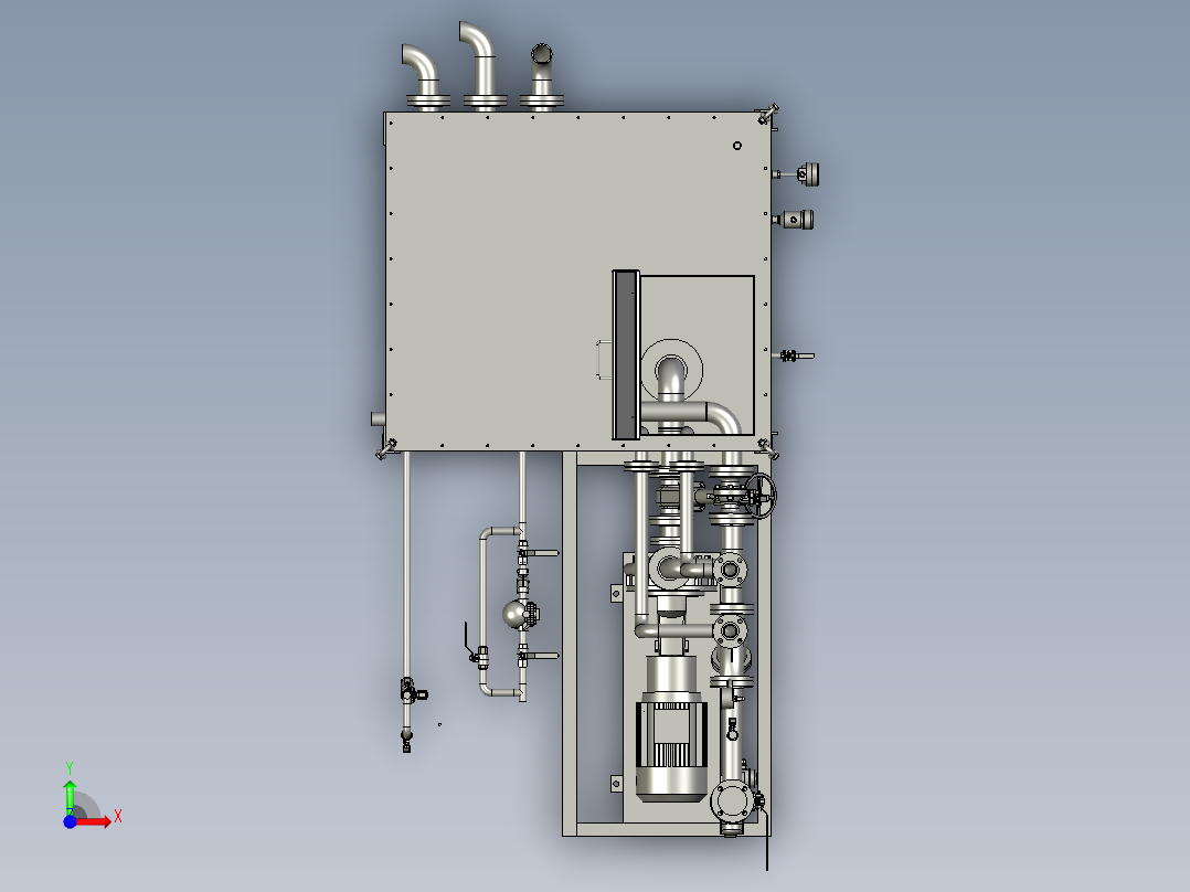 产品加热器前视图